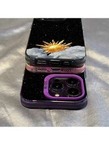 17/16/15 ProMax/14Plus/13Pro/12/11 compatible, funda creativa nueva de color plateado con un gran y lindo agujero. Esta funda ofrece una excelente protección. Con su diseño elegante, es la primera opción de Gee para fundas de regalo de Halloween.CYK195, funda protectora para teléfono - Multicolor - Ver 7