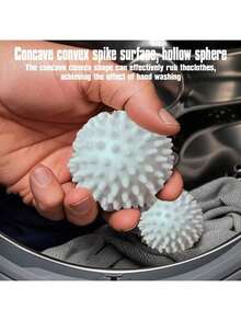 6 chiếc chổi loại bỏ xơ vải ngẫu nhiên cho máy giặt, chất liệu nylon, có thể làm sạch quần áo, bắt lông thú cưng, chổi chuyên dụng để loại bỏ xơ vải trong máy giặt. - Nhiều màu - Xem 5