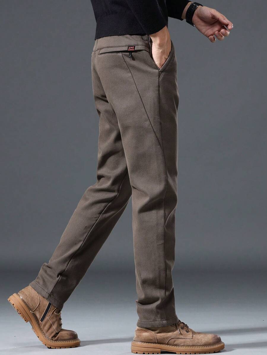 Men Pants - Brown - View 1
