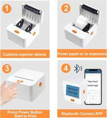 Máquina etiquetadora P1 - Impresora de Etiquetas Adhesivas Bluetooth Inalámbrica con 6 Rollo Etiqueta, 20-55 mm de Ancho de impresión, Impresora de Etiquetas para Teléfono y PC (Verde) - Verde - Ver 7