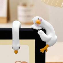 4 Pcs Mini Resin Goose Figurine, Funny Computer Decor, 3D Craft Sculpture, Tiny Cute Goose Statues For Office Desk, Car Dashboard, Indoor Festival Decor - 風格 a - 查看 4