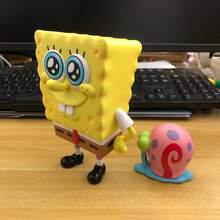 SpongeBob SquarePants 1 Tượng Bạch Tuộc Hình Bọt Biển  SquarePants Cao Cấp Lớn, Sao Biển, Bạch Tuộc, Trang Trí Bàn Làm Việc, Trang Trí Xe Hơi, Quà Tặng Sinh Nhật Hoạt Hình Dễ Thương (Nhuộm Thủ Công Có Thể Có Sai Sót) - Nhiều màu - Xem 3