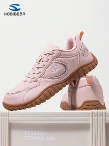 HOBIBEAR 女士休闲运动鞋，宽楦舒适运动鞋，适合宽脚，软底透气休闲步行鞋