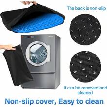 XZGB Large Gel Seat Cushion For Long Sitting With Non-Slip CoverSoft And Breathable Seat Cushion For Chair Car Office Desk Chair Wheelchair - 藍色 - 查看 3