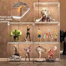 多功能透明防尘收纳盒，高档香水及收藏品展示柜 - 彩色 - 查看 4