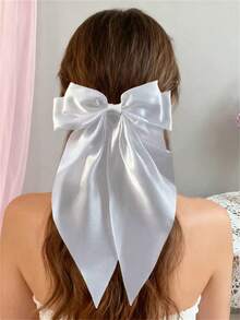 6pcs Women's Elegant Solid Khaki Fabric Bowknot Elastic Hair Clips, Suitable For Ponytail, Skirts, Vacation, Daily Outfits, Bohemian Accessories, Hair Accessories, Claw Clips, Hair Slide, Hair Barrettes