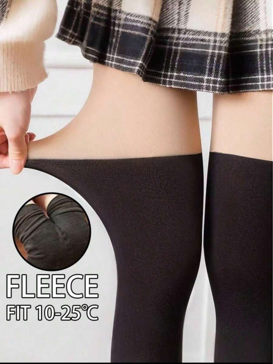 1 para 100g skarpetek za kolano Naked Leg Sorcerer Y2K Patchwork, czarne, sztuczne skarpetki za kolano, grube rajstopy na jesień/zimę, realistyczne kryjące getry JK, obcisłe spodnie biznesowe, ciepłe legginsy zimowe, grube skarpetki z podszewką termiczną, odpowiednie do temperatur 5-20°C - Czarne i Białe - Zobacz 1