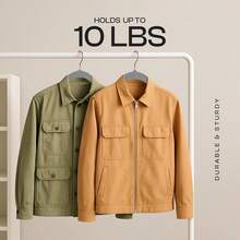 10-Pack Plush Clothes Hangers, Velvet Hangers,Luxurious, Traceless, High-Load-Bearing Wardrobe Hangers, Suitable For Clothing Storage In Bedrooms, Balconies, And Bathrooms, And Can Be Used To Hang Shirts, Coats, Dresses, Pants, Etc. - 灰色 - 查看 4