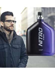 Perfume Con Atomizador Para Hombre – Nitro Night – Aroma Herbal Aromático – Con Notas De Jengibre, Vetiver Y Ambar - Cyzone – 100 Ml - - Fresco - Ver 5