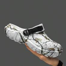 1 双白色叶子和树枝镂空穿孔鞋 - 白色 - 查看 6