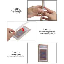 Estuche de metal resistente a los rayos UV para tarjetas calificadas - Protector magnético apilable de aluminio metálico - Rojo - Ver 5