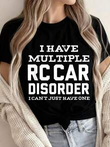 I Have Multiple Rc Car Disorder I Cant Just Have One T Shirt For Rc Car Enthusiasts Fun Humorous Statement Tee - Negro - Ver 2