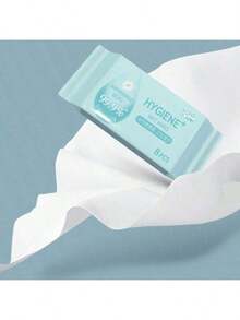 1包（8/16/32/64/128片）成人日常清洁湿巾，旅行装。天然配方，无添加剂。 - 彩色 - 查看 2