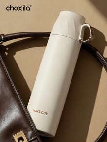 choxila 1pc Stainless Steel Insulated Cup, Coffee , Double-Layer Leak Proof Insulated Water Bottle, Car Cup, Lid Can Be Used As A Cup, Stainless Steel Lining, Long-Lasting Insulation And Cold Insulation, 500ml, Suitable For Travel, School, Office, Outdoor, Gym, Home And Other Occasions, Youth Gifts, Holiday Gifts, Birthday Gifts