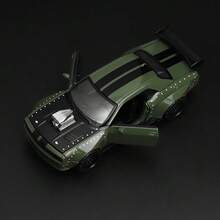 Burago 1:36 Dodge Challenger Customized Car Model, Assembled Diecast Alloy Vehicle Toy, Disassemblable Off-Road Car Gift For Boys - Multicolor - View 7