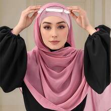1Pack 36 Pcs/Ack Hijab Tape Accessories Hijab Awning Shape Style Perfect Easy To Wear Casual Hijab Hack Anti-Shift Double Sided Tape - Solid Color - View 1