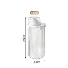 Large Thickened Pet Sealed Storage Tank, Pet Snack Sorting Bottle, Divine Tool, Large Capacity Container With Measuring Cup - Clear - View 15