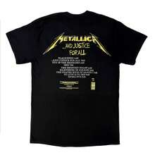 Metallica | Official Band T-Shirt | And Justice For All Tracks (Back Print) - 48-Hour Fast Shipping!  - màu đen - Xem 3
