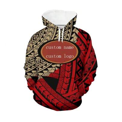 OEM POD Polynesian Samoan  Design NFLL America Football Team 49ERS New York Custom Logo Casual Men's Hoodies & Sweatshirts