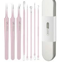 4Pcs Blackhead Acne Remover Acne Blackhead Removal Needle Facial Skin Pores Cleaning Set Tools,Blackhead Remover,Beauty,Skin Care Products,Spa,Self Care,Skin Care Tools,Face Care,Esthetician Supplies,Skin,Face Wash,Facial - Rose Gold - View 28