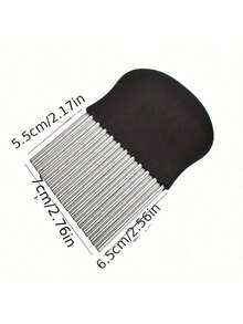 3/1件装不锈钢波浪锯齿切片器，手动非电动厨房工具 - 锋利刀片，适用于土豆、薯条、胡萝卜、苹果、西红柿和沙拉，切片均匀，方便制作零食/正餐，经久耐用防锈，适用于家庭、宿舍和小厨房，厨房必备品，厨房小工具，家居装饰，厨房用品，厨房，情人节礼物 - 彩色 - 查看 10