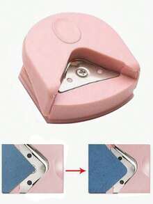 R4 4mm Corner Rounder Punch Tool Portable Paper Cutter For Laminated Cards Scrapbooking Photo Card Making DIY Craft Hole Puncher Office School Christmas Holiday Gift - 彩色 - 查看 7