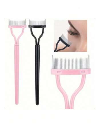 2pcs Eyelash Separator Tools Eyelash Brush Eyelash Comb Separator Definer Eyelash Comb For Combing And Separating Eyelashes, Eye Makeup Tool, False Eyelash Comb Tool,Cheap,Stocking Stuffers,Makeup,Makeup Tools,Cheap Stuff,Gifts,Gifts For Women,Christmas Gifts