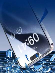 BOLLYMORE 4pcs/Set Anti-Spy Tempered Glass Screen Protector, Compatible With IPhone 17 Pro Max, 17 Pro, 17E, 11, Matte Finish, Privacy Protection For Smartphone Display Gift For Birthday, Family, Friends Phone Screen Protector, Phone Accessories Waterproof Shockproof Anti-Fall Anti-Fall Scratch Resistant Anti-Fingerprint Full Cover - Black - View 3
