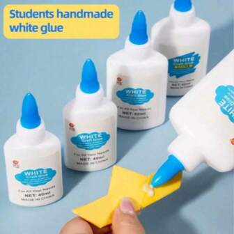 120ml/60ml/ 40ml White School Glue For Quilling Crafts,White Emulsion Glue For School, Home And Office
