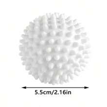 1 pezzo Palline riutilizzabili per l'asciugatrice - Materiale in gomma, rimozione di macchie e lanugine, adatte per la lavatrice, senza bisogno di elettricità, elemento essenziale per la pulizia domestica, ammorbidisce i tessuti, riduce pieghe e statica, previene l'aggrovigliamento in casa e in lavanderia, ottimo regalo per la Festa della Mamma, San Valentino, amici, mamma, fidanzata - Colore casuale