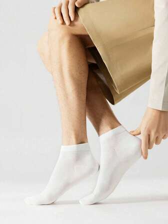 1/9/10/12/15/30 Pairs Unisex Socks, Sports Socks, White/Black/Grey Short Socks, Invisible Socks, Solid Color Minimalist Style, Suitable For Casual Daily Wear