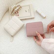 多功能日式零钱包卡包一体式女士钱包迷你钱包小钱包零钱包礼物圣诞礼物女士钱包 - 彩色 - 查看 3