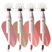 YOUNG VISION 4 Colors Instant Natural Realistic Freckles, Waterproof & Sweatproof Versatile Formula For Multi-Use On Eyes Cheeks Lips, Liquid Blush & Freckle Stamp Pen Perfect For Wild Sunburn Makeup, Daily Streetwear/Dates/Parties. - 彩色 - 查看 5