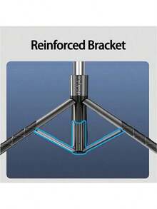 Lenovo H18L 自拍棒 穩拍防手震手柄 1.8米航空鋁合金伸縮桿 三腳架手持雙模式切換 直播合照多場景使用 黑色尊享雙燈款 - 黑色尊享雙燈款 - 查看 3