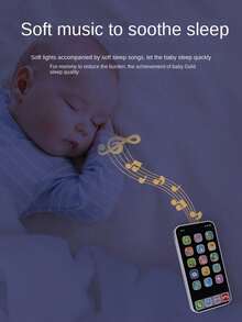 A New Multifunctional Children's Simulated Mobile Phone Early Education Toy, Combining Machinery, Puzzles And Fun Toys, Suitable As A Gift For Boys And Girls - Multicolor - View 6