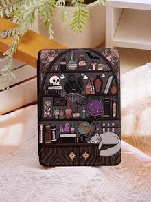 1 pieza Funda protectora para Kindle con diseño de gato estantería, apta para Kindle Paperwhite 11th Gen (2021) / Kindle Paperwhite 12th Gen (2024) / Kindle (11th Gen - 2024 Release) / Kindle Colorsoft Signature Edition, compatible con activación/suspensión automática, regalo de vuelta a clases - Cubierta de protección del conocimiento - Multicolor - Ver 4