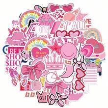 50Pcs 2026s Preppy Senior 2026 Stickers Senior 2026 Gifts Class Of 2026 Scrapbook Aesthetic Stickers Pack Fashion Ins Stickers Cartoon Graffiti Stickers Preppy Stuff Preppy Room Decor Preppy Things Preppy Gifts Colored Aesthetic Stickers Vinyl Waterproof Stickers For Journaling Computer Scrapbook Luggage Water Bottle Phone - Pink - View 1