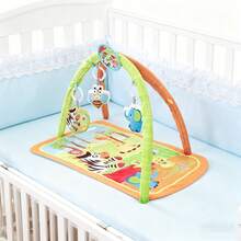 卡通造型婴儿健身垫 - 新生儿幼儿爬行益智游戏垫，完美的生日/节日/圣诞节/新年礼物，促进宝宝发育