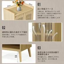 新作 オーク色の玄関キャビネット 玄関収納 下駄箱 大容量収納キャビネット - ゴールデンオーク + エンジニアードウッド + メラミン1 - チェックする 5