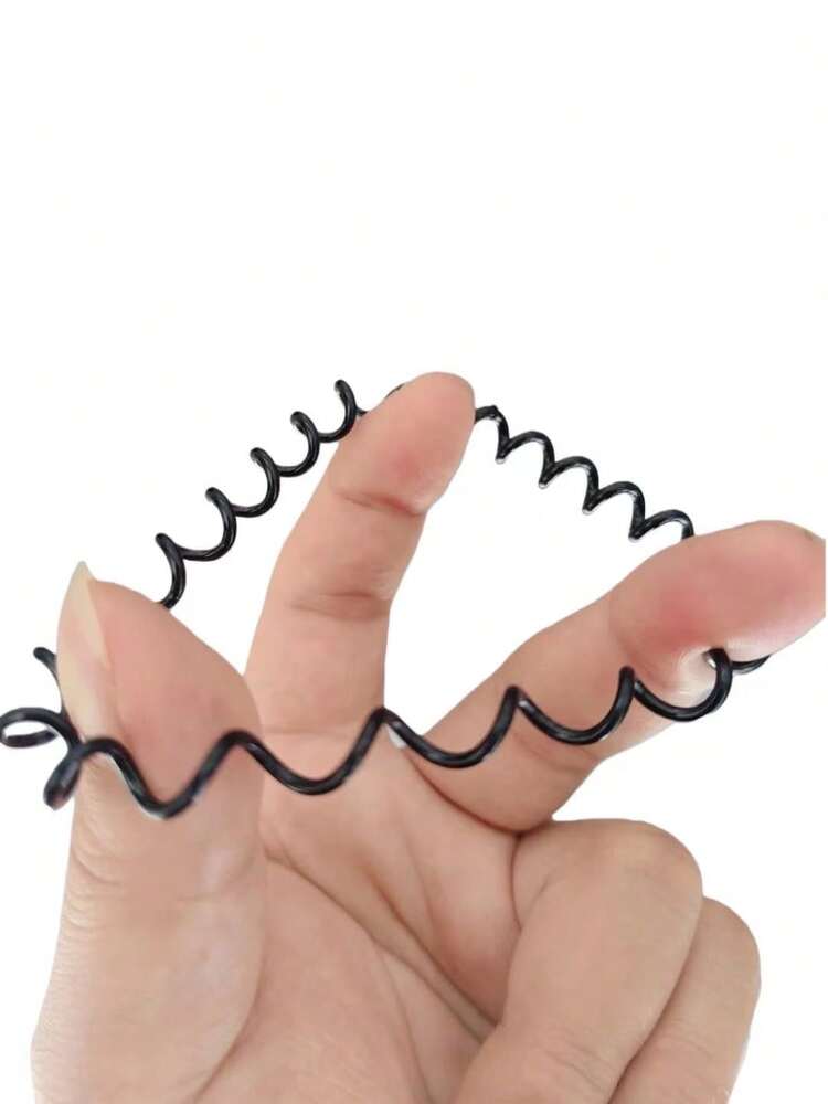 10pcs Spiral Hair Ties Small Size Women Elastic Rubber Band With Plastic And Pu Coated Casual Ponytail Holders Hair Elastics Hair Rubber Bands Scrunchies Hair Rope, Hair Bobbles Hair Accessories Head Accessories Elastic Band,Summer,Holiday,Travel