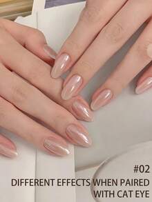3pcs/1pc  Powder Nail Art Set, Transparent  Powder, Mirror Effect Holographic Nail Powder, Colorful Aurora Mermaid Pigment, Perfect For Christmas, Thanksgiving, Home Nail Design - 彩色 - 查看 3