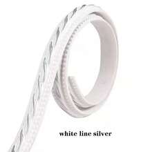 1 Meter Self-Adhesive PVC Decorative Trim, Faux Plaster European Style Molding For Door Frames, Windows And TV Wall Background, Waterproof With Striped Pattern Design - Multicolor - View 16