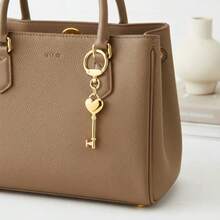 Gold Heart Keychain For Women Key Bag Charm For Handbags Keyring Charms Purse Dainty Jewelry - 如圖 - 查看 2