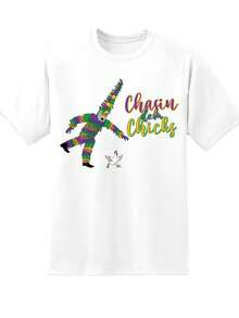 Chasin Chicks Mardi Gras Piñata T Shirt Fun Festival Party Costume Tee For Women Men Casual Wear Celebrate Carnival Season With Colorful Design,220g - 白色 - 查看 2