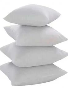 Kit Of Filled Cushions, Refillable Filling, 45x45 Cm, Hypoallergenic. - 2 Silicone Fiber Cushions - View 2