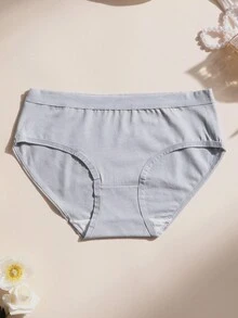 6条装女士纯棉低腰无痕内裤 - 透气柔软 - 隐形舒适三角裤 - 纯色基础日常内裤 - 彩色 - 查看 7