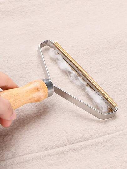 1pc Hair Scraper, Clothing Ball Remover, Home Woolen Cashmere Manual Dry Cleaner, Hair Ball Remover, Hair Remover For Shaving. Manual Portable Hair Remover, Clothing Fuzz Shaver, Used To Remove Fuzz From Clothing, Sofas, Carpets, Rugs, And Pet Hair.
