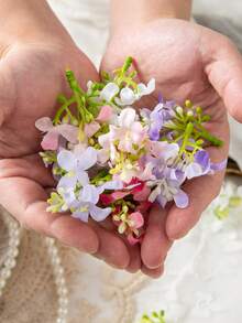 20/2500pcs Artificial Thousand Miles Fragrant Flower Heads, Artificial Plants, Home, Restaurant, Living Room, Outdoor Garden Decor, Flower Arrangement Art, Photography Props, Spring, Vase, Flower Wall, Wreath, Bridal Bouquet, Wedding Decor, DIY Wreath Materials, Birthday Party Decor, Home Decor Accessories, Valentine's Day, New Year Gift, Lohri Decor, Valentine's Day Gift - Color Mixing - View 9