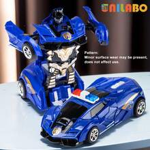 unilabo 变形赛车玩具 - 惯性滑行赛车 - 自动变形 - 送给男孩的绝佳礼物！赛车，儿童汽车玩具，赛车，男孩玩具>儿童赛车，儿童摩托车，儿童玩具，机器人汽车，男孩玩具，返校季