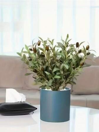 6/1pc Realistic Artificial Olive Branch - Faux Greenery Lifelike Fruit Stem, Plastic Reusable Easy Setup For Home Garden Wedding Party Decor Gift#FauxGreeneryDecor #ArtificialOliveBranch #WeddingPartyDecor #HomeGardenDecoration #CreativeHousewarmingGift